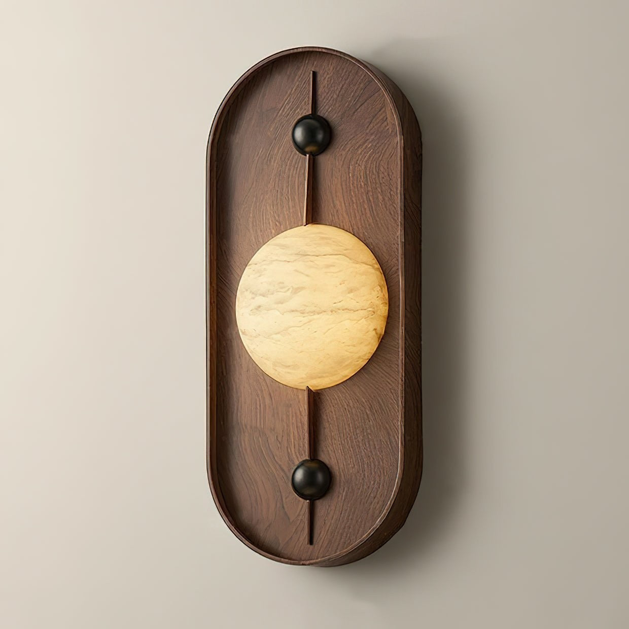 Alabaster Embrace Wall Lamp