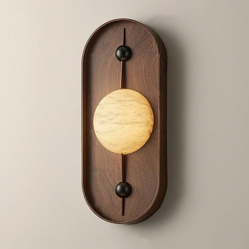 Alabaster Embrace Wall Lamp