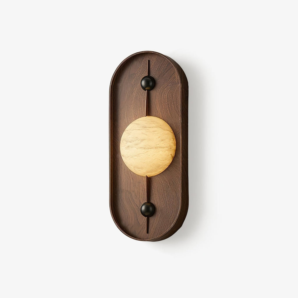 Alabaster Embrace Wall Lamp