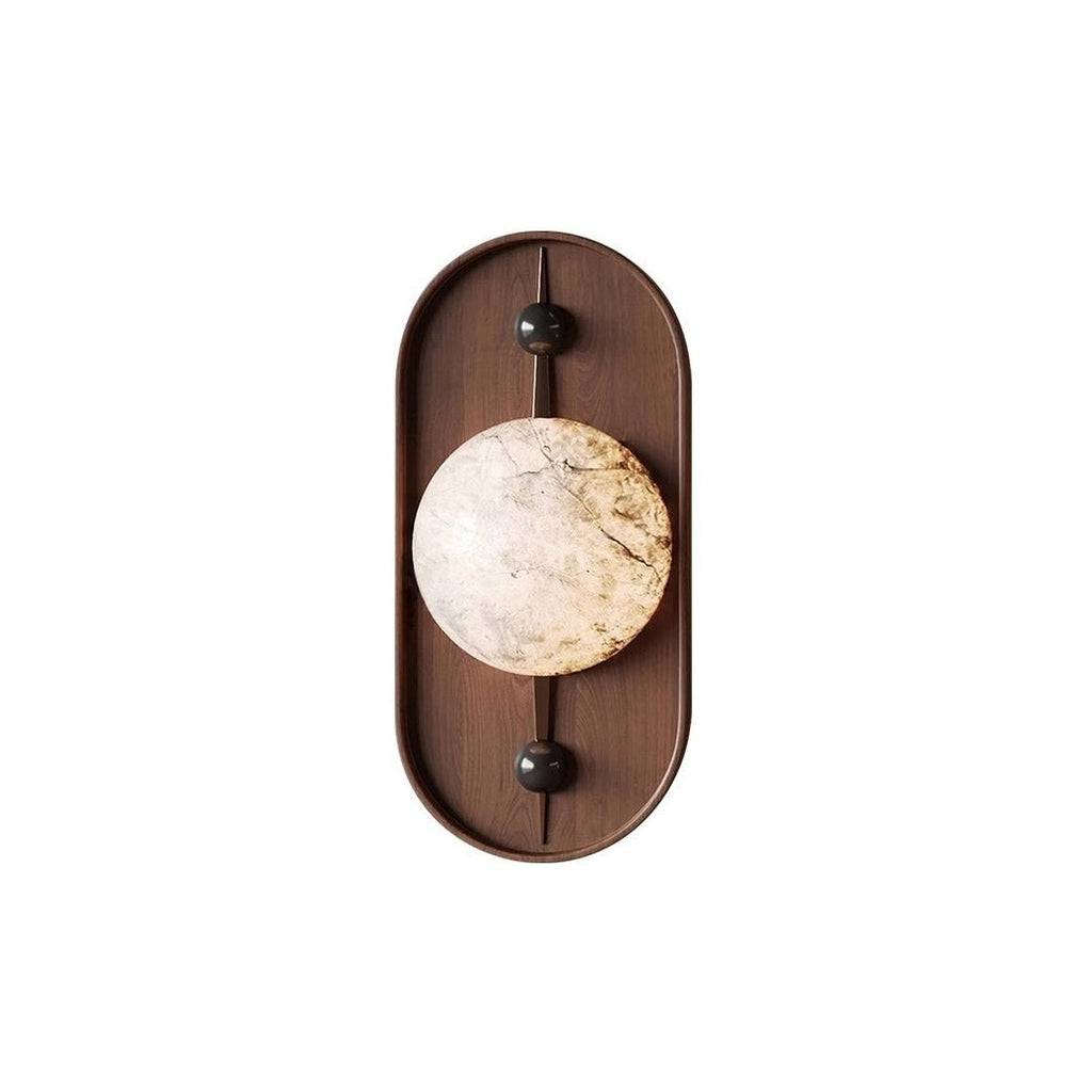 Alabaster Embrace Wall Lamp