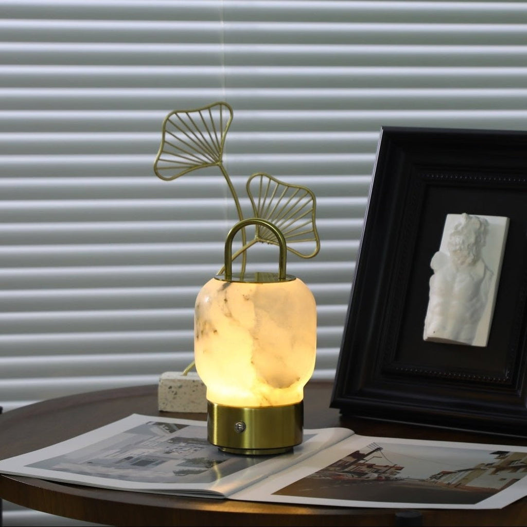 Alabaster Wand Recharge Lamp