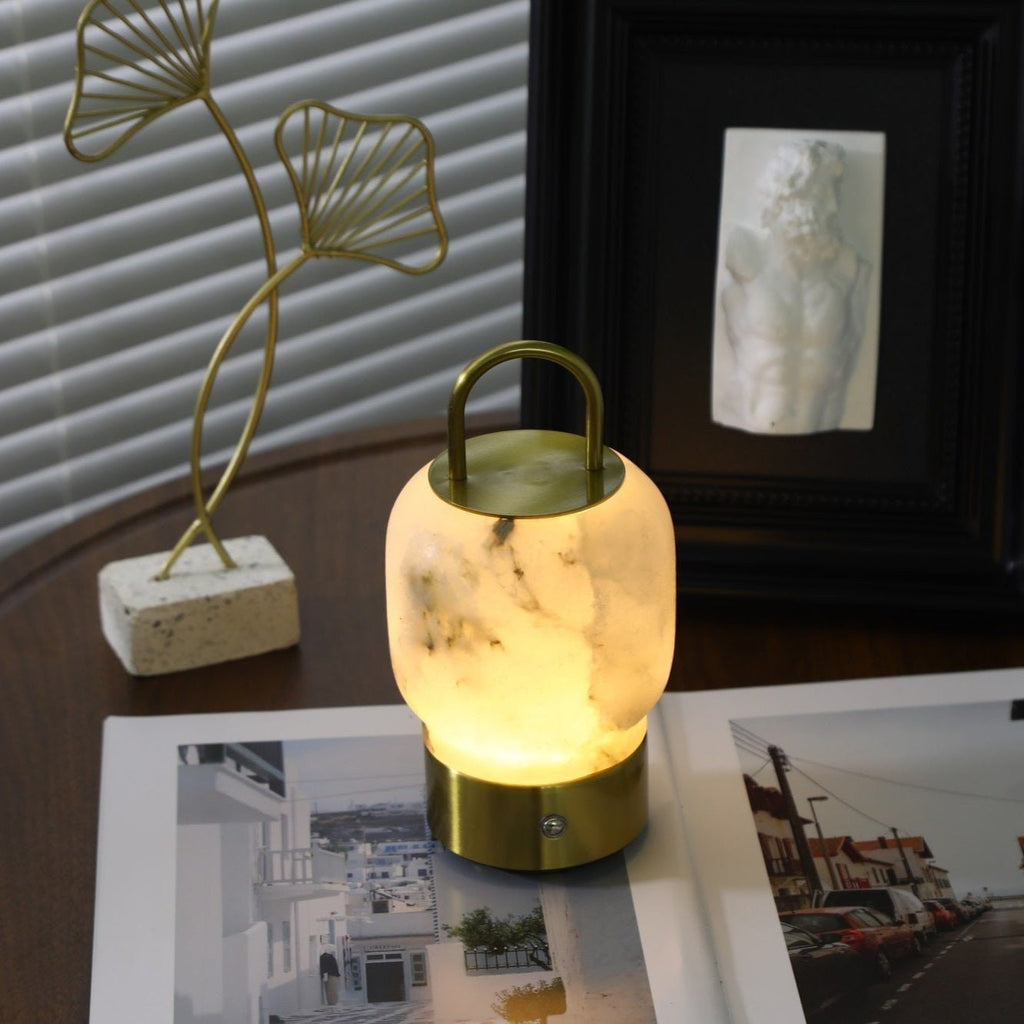 Alabaster Wand Recharge Lamp