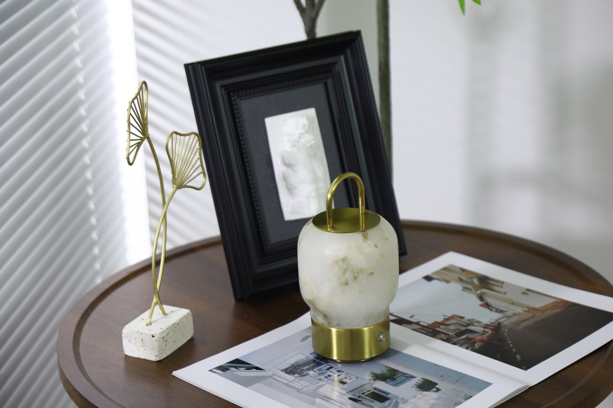 Alabaster Wand Recharge Lamp