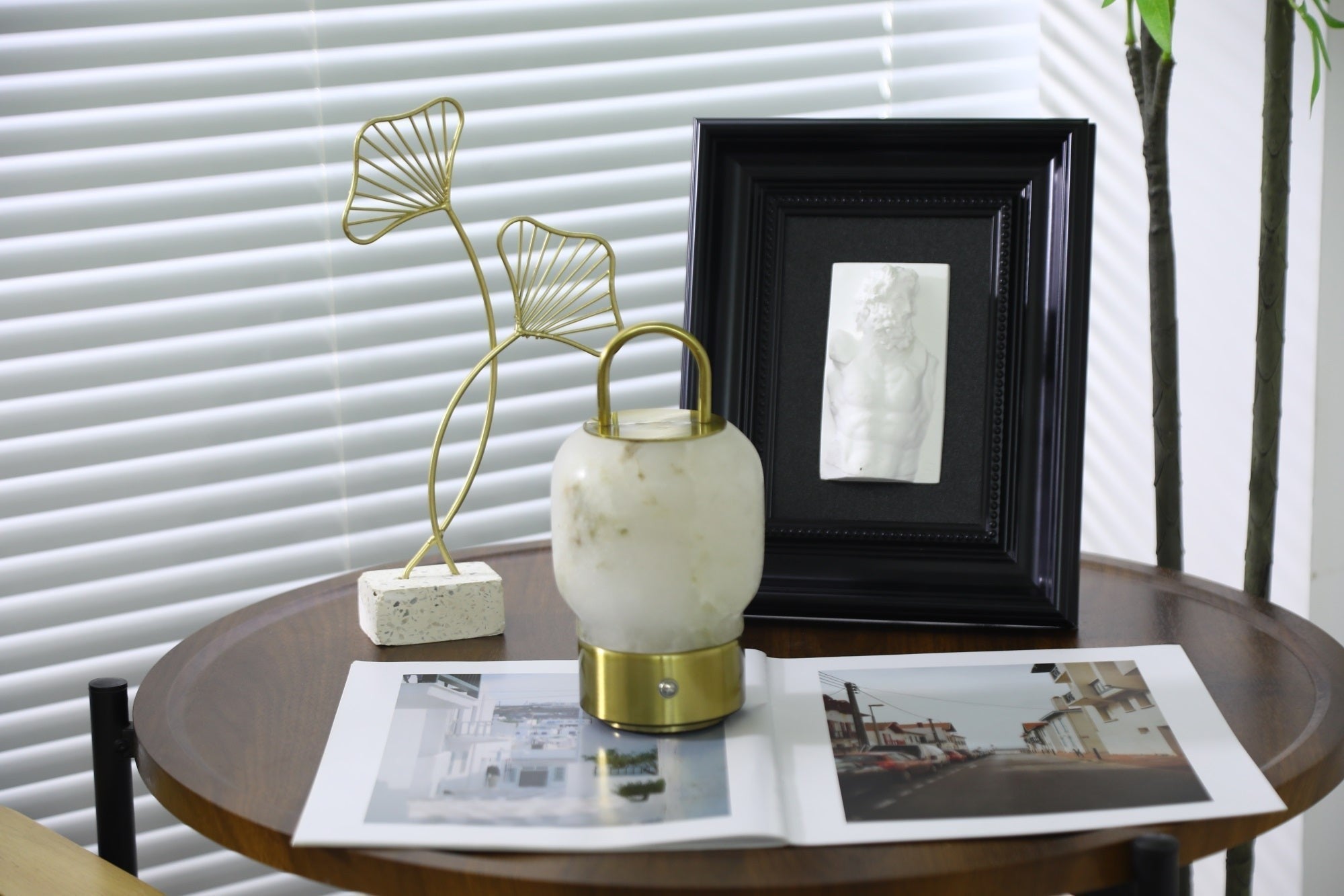 Alabaster Wand Recharge Lamp