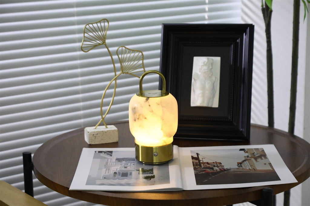 Alabaster Wand Recharge Lamp