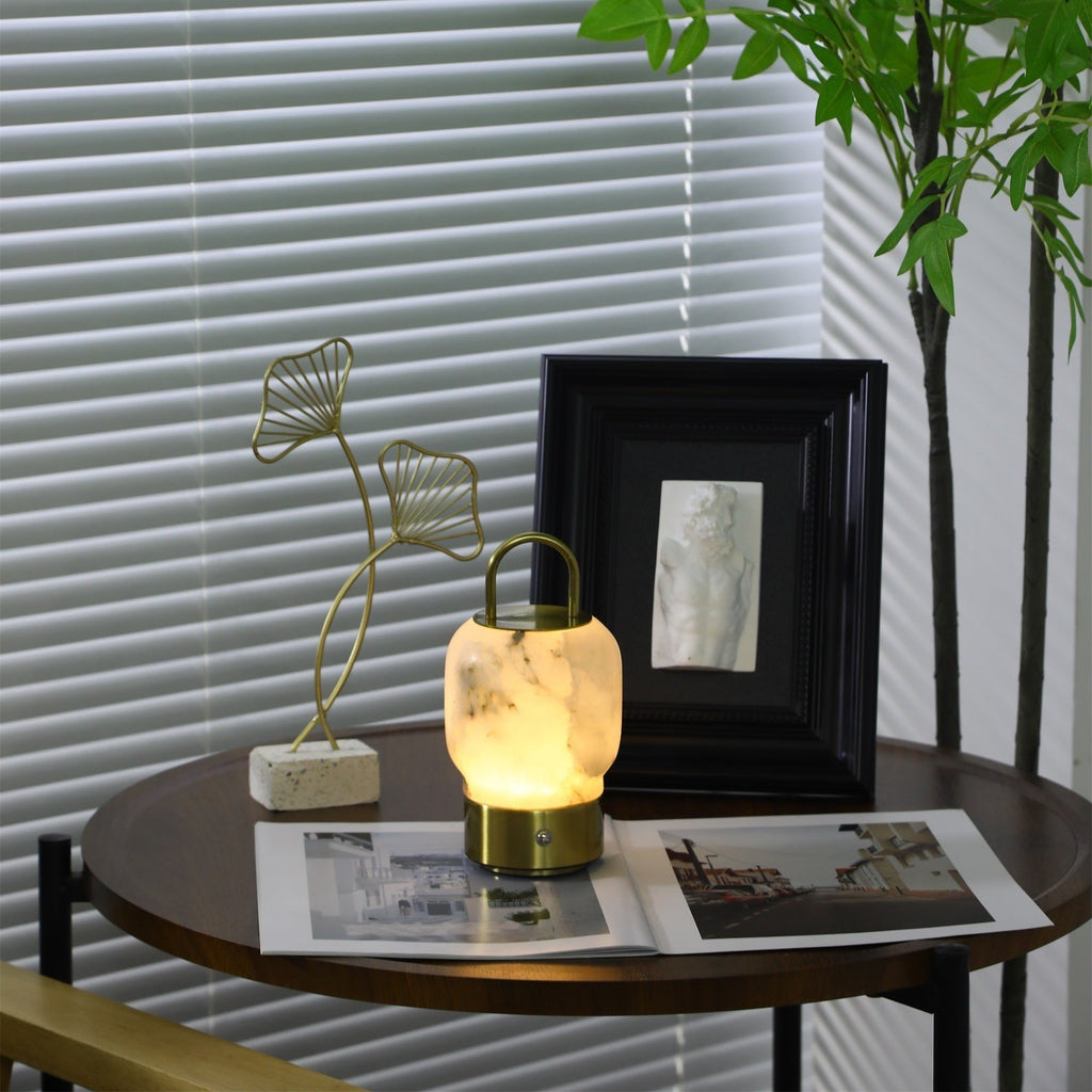 Alabaster Wand Recharge Lamp