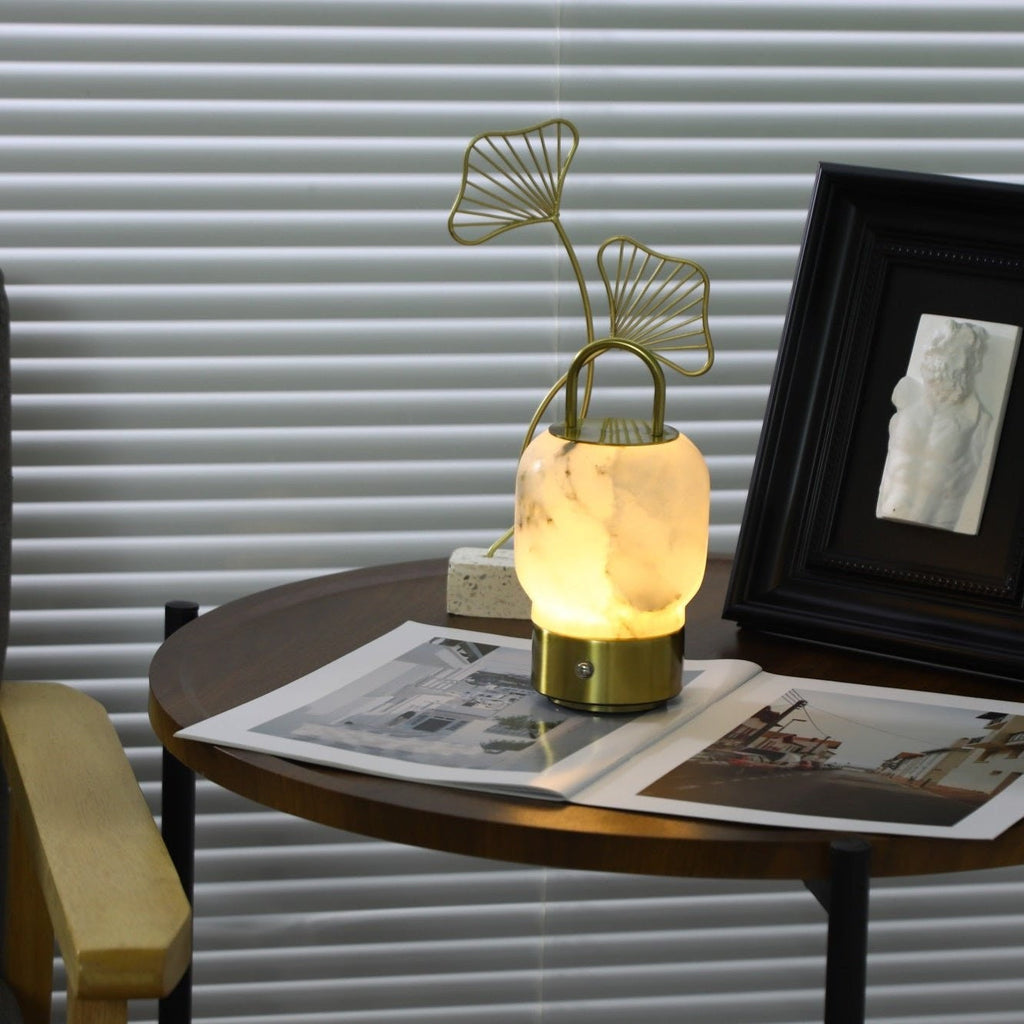 Alabaster Wand Recharge Lamp
