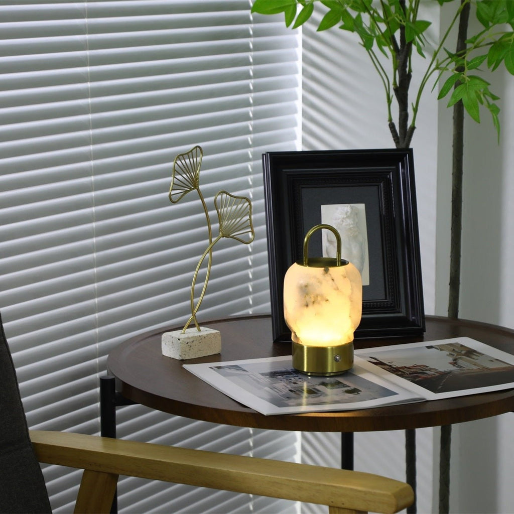 Alabaster Wand Recharge Lamp