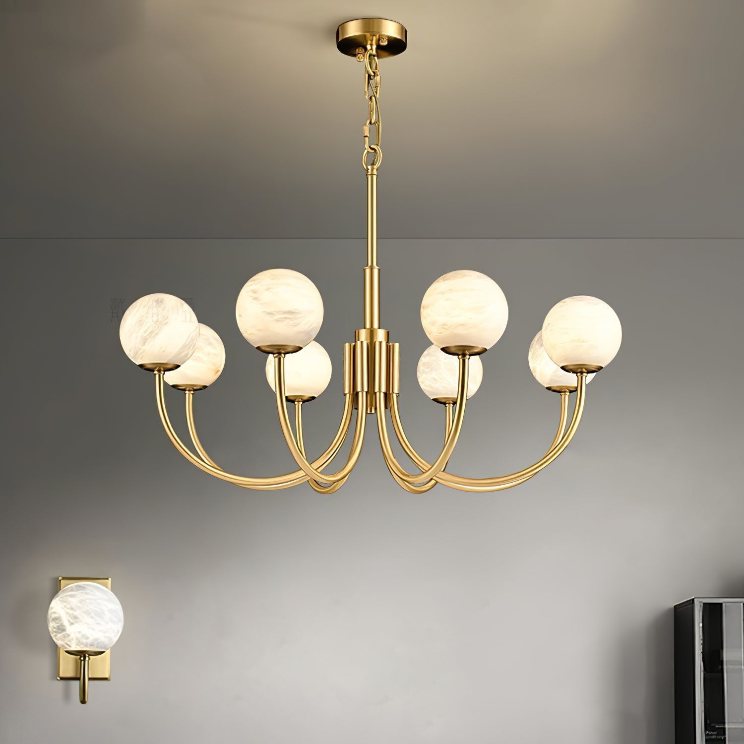 Aurelian Globe Chandelier