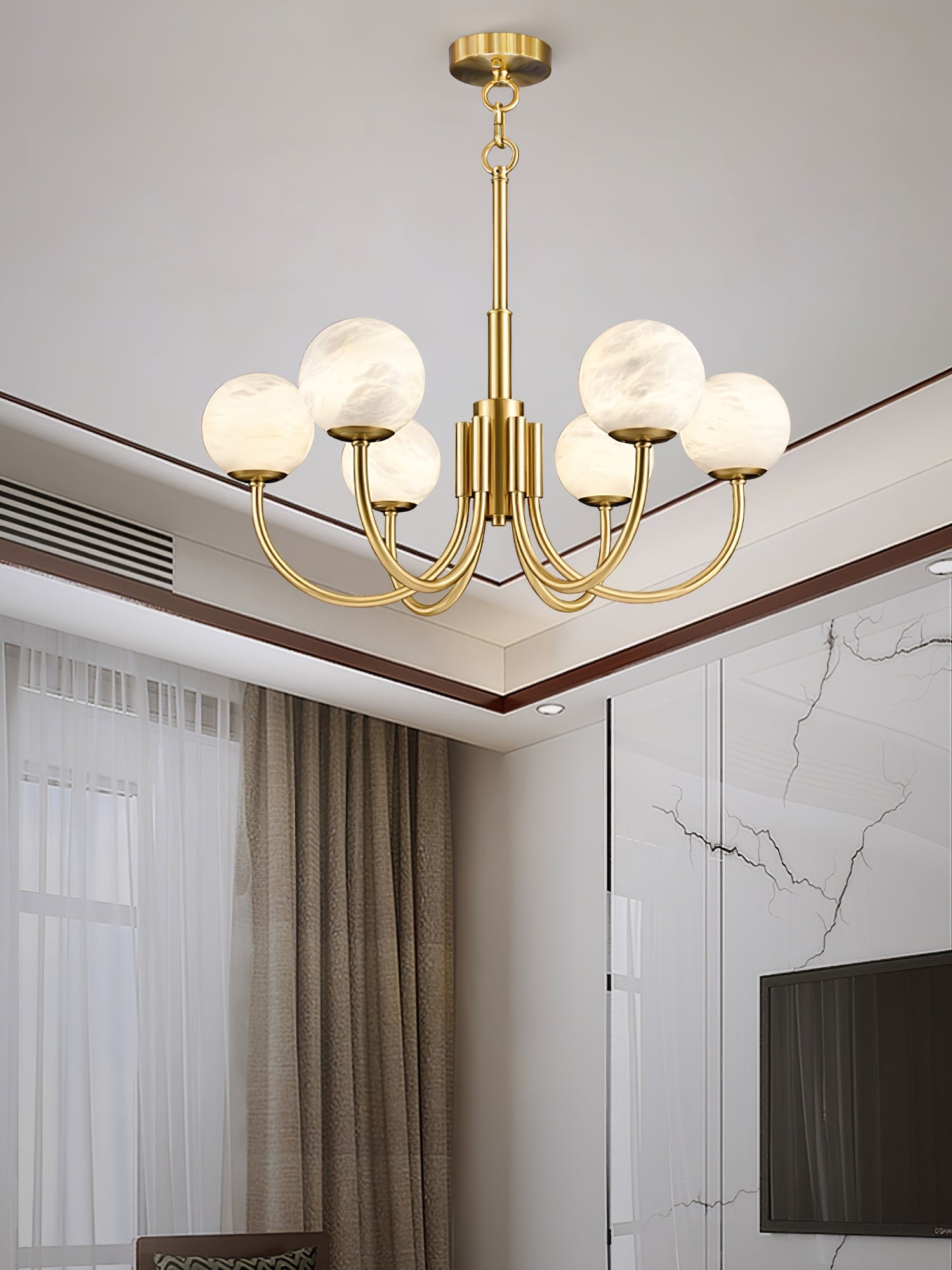 Aurelian Globe Chandelier
