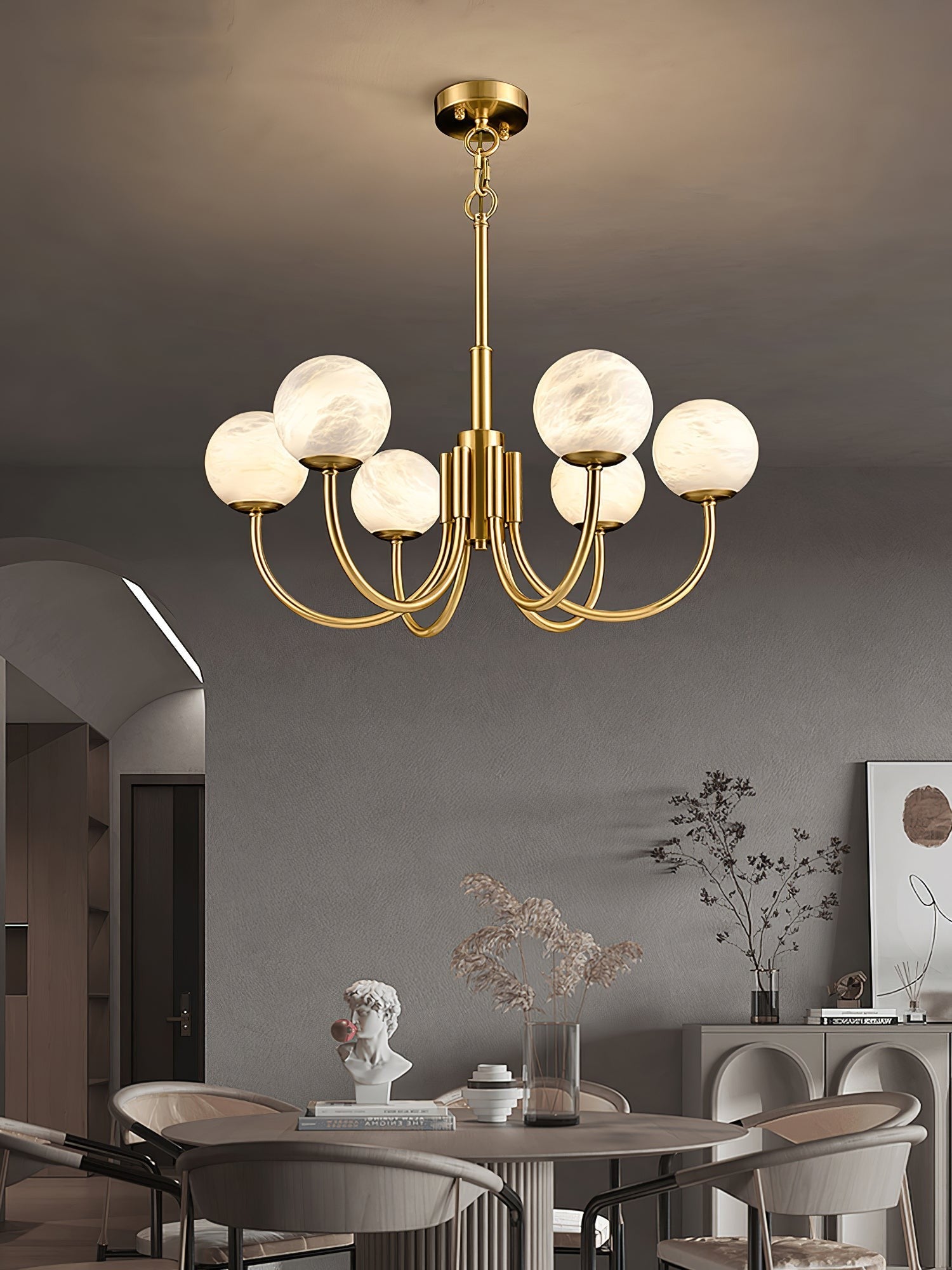 Aurelian Globe Chandelier