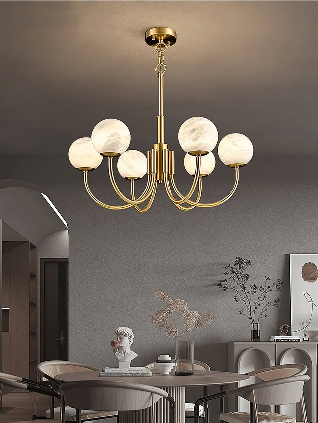 Aurelian Globe Chandelier