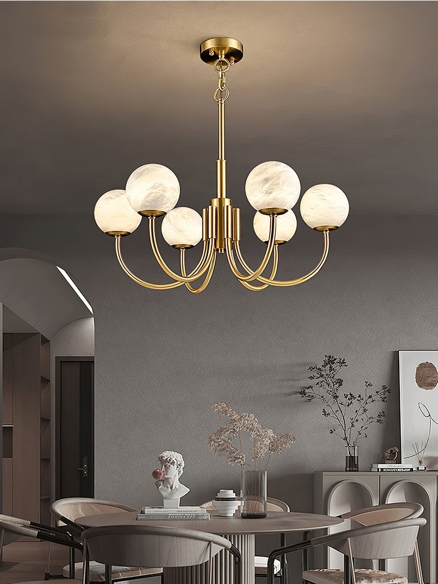 Aurelian Globe Chandelier