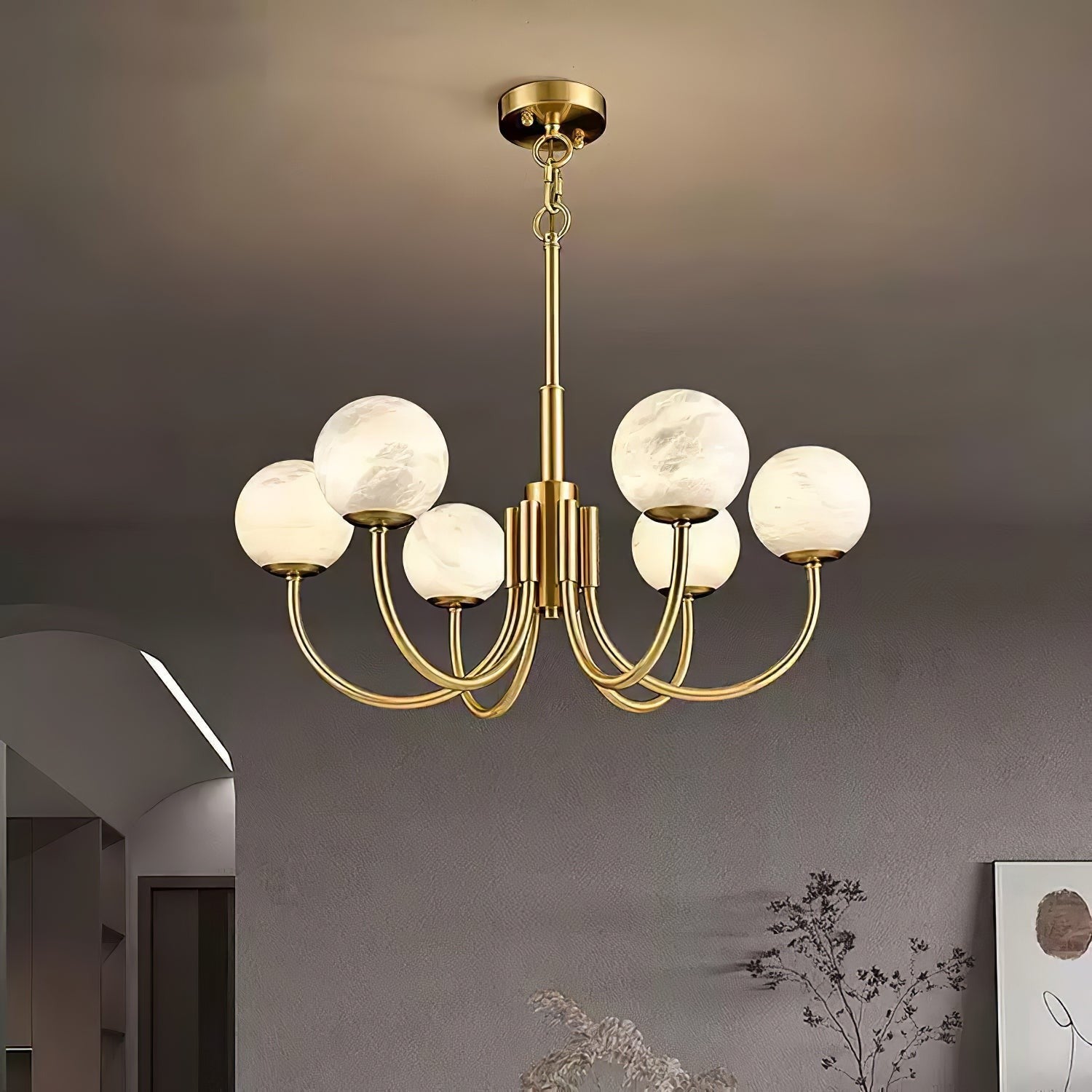 Aurelian Globe Chandelier