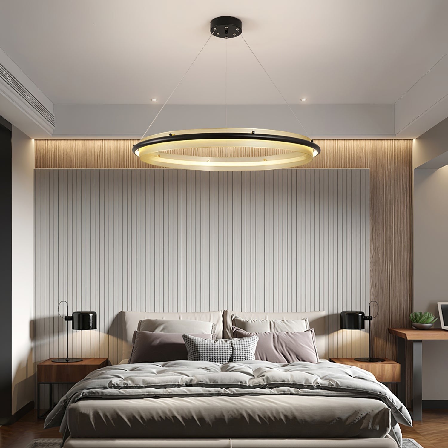 Aurielle LED Ring Chandelier