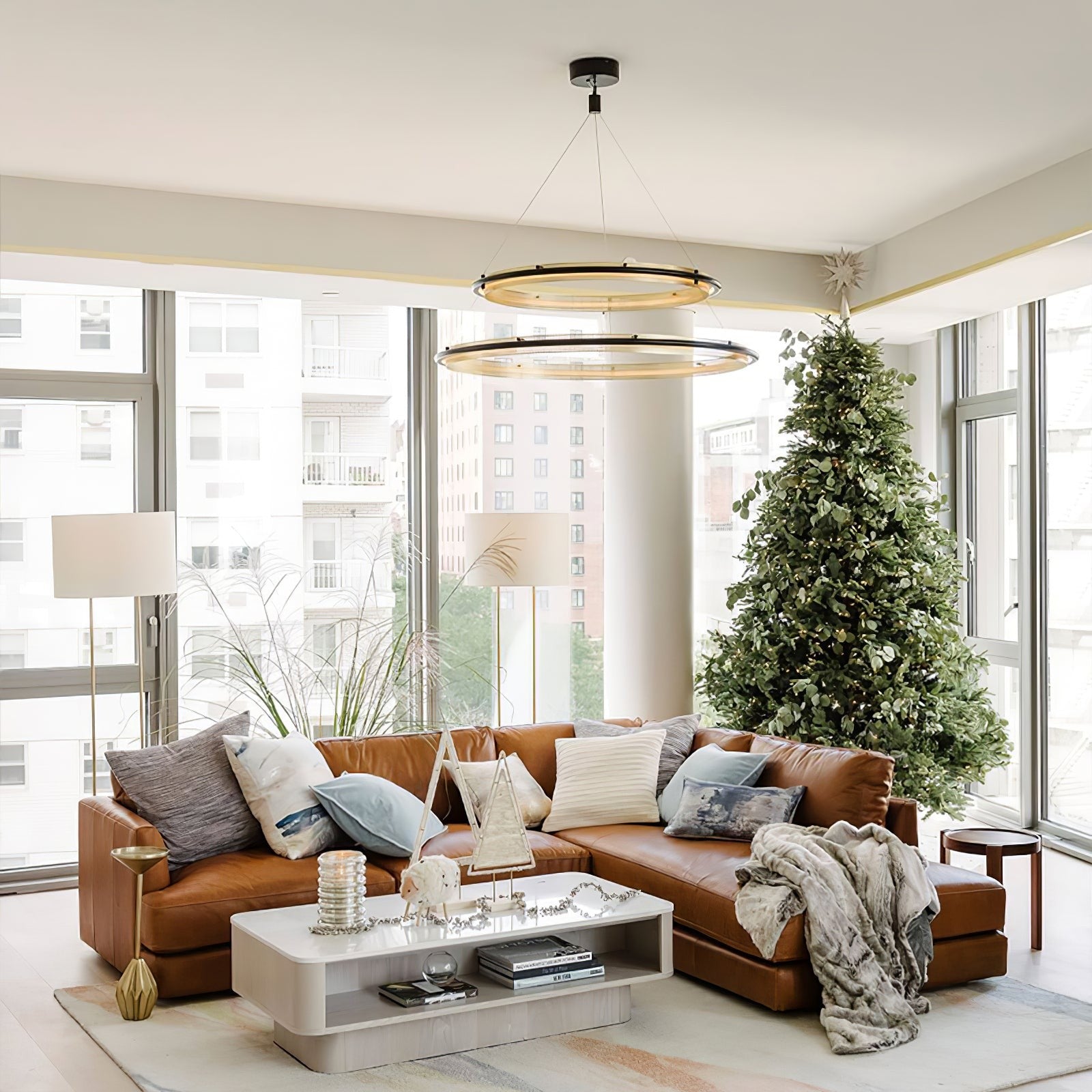 Aurielle LED Ring Chandelier