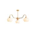 Bauhaus Persimmon Chandelier