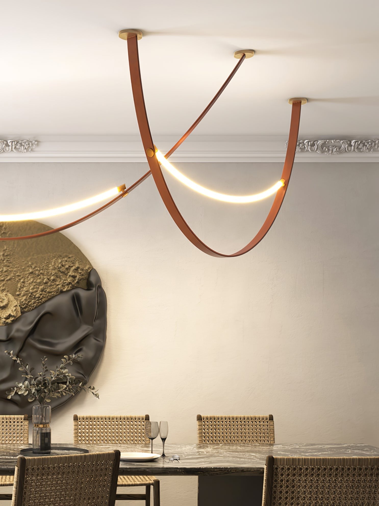 Belt Leather Pendant