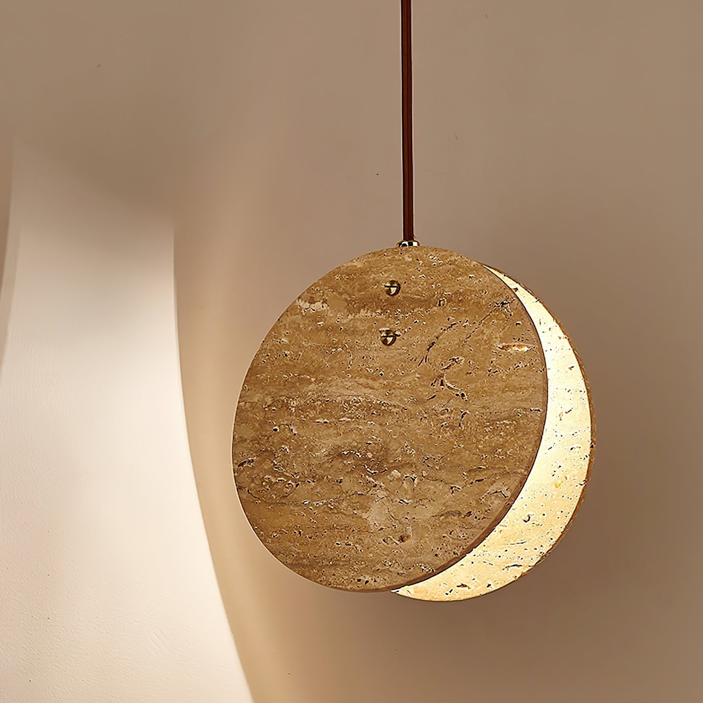 Caldra Travertine Pendant