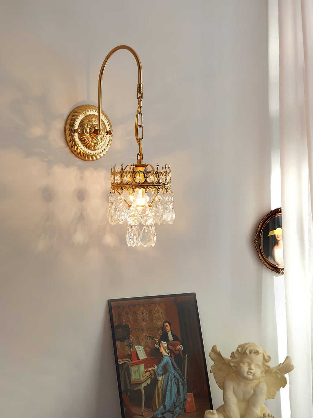 Celestria Crystal Sconce