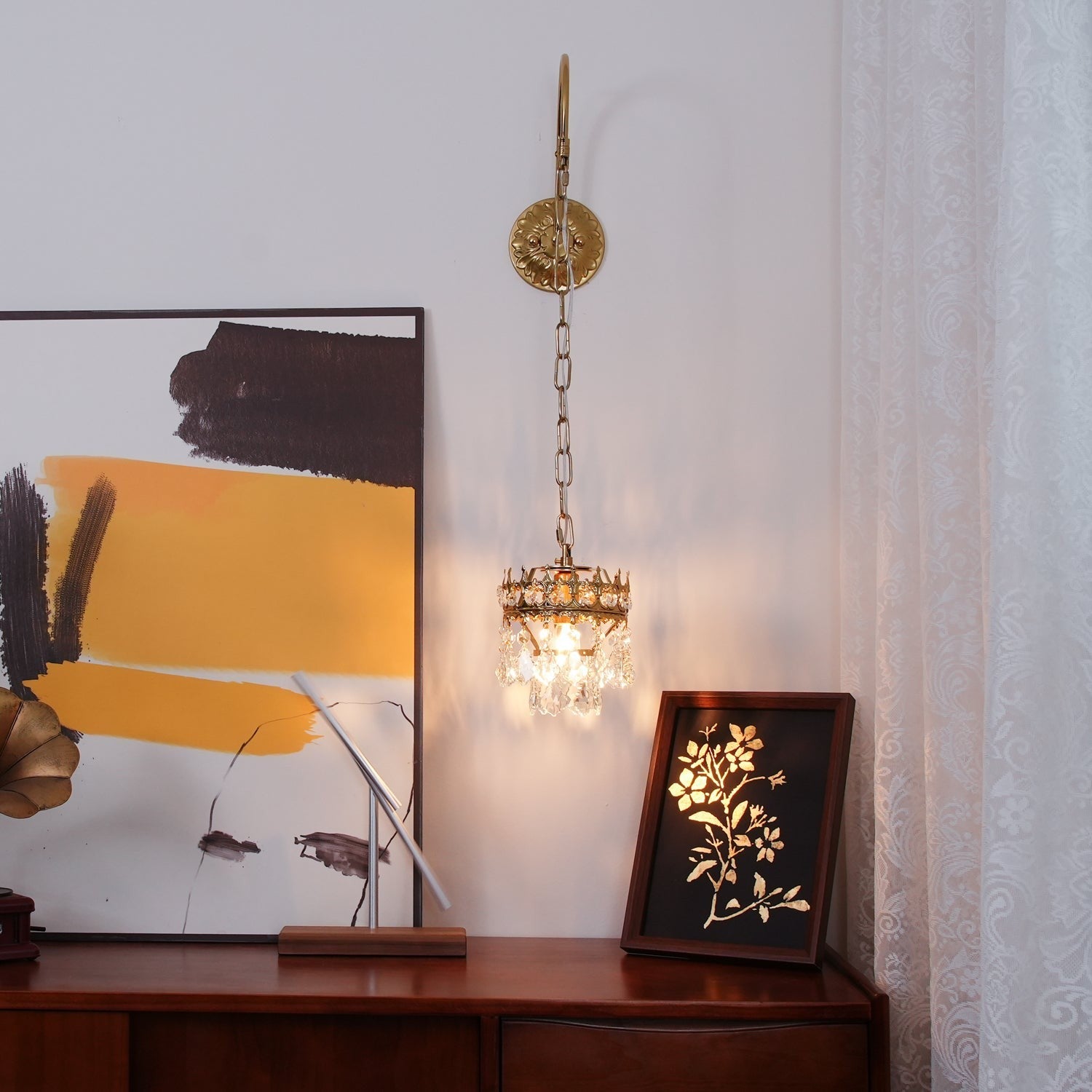 Celestria Crystal Sconce