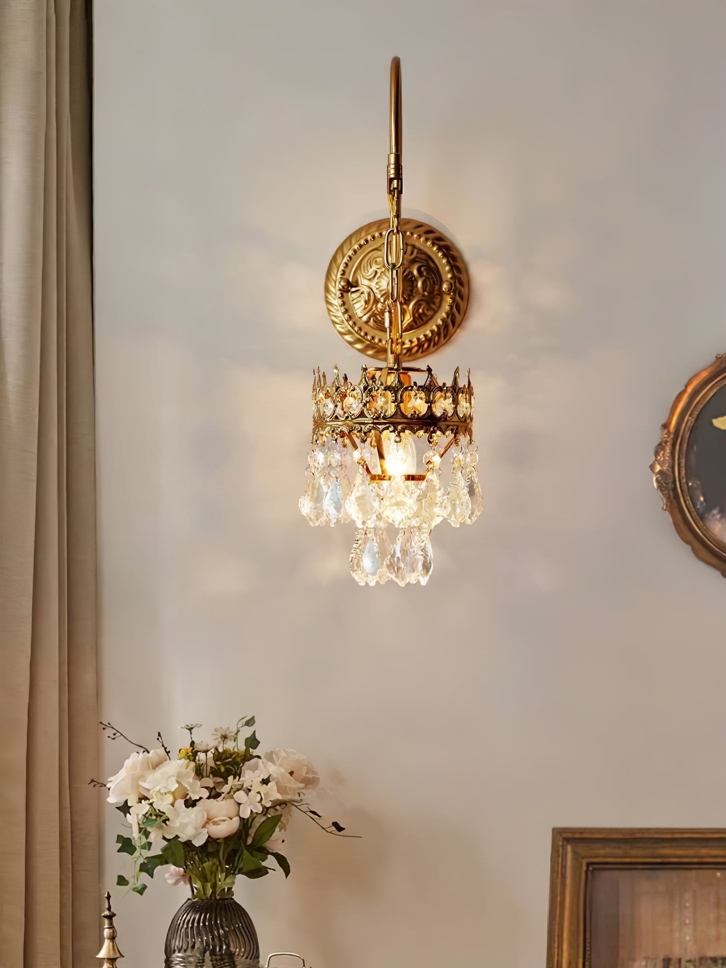 Celestria Crystal Sconce