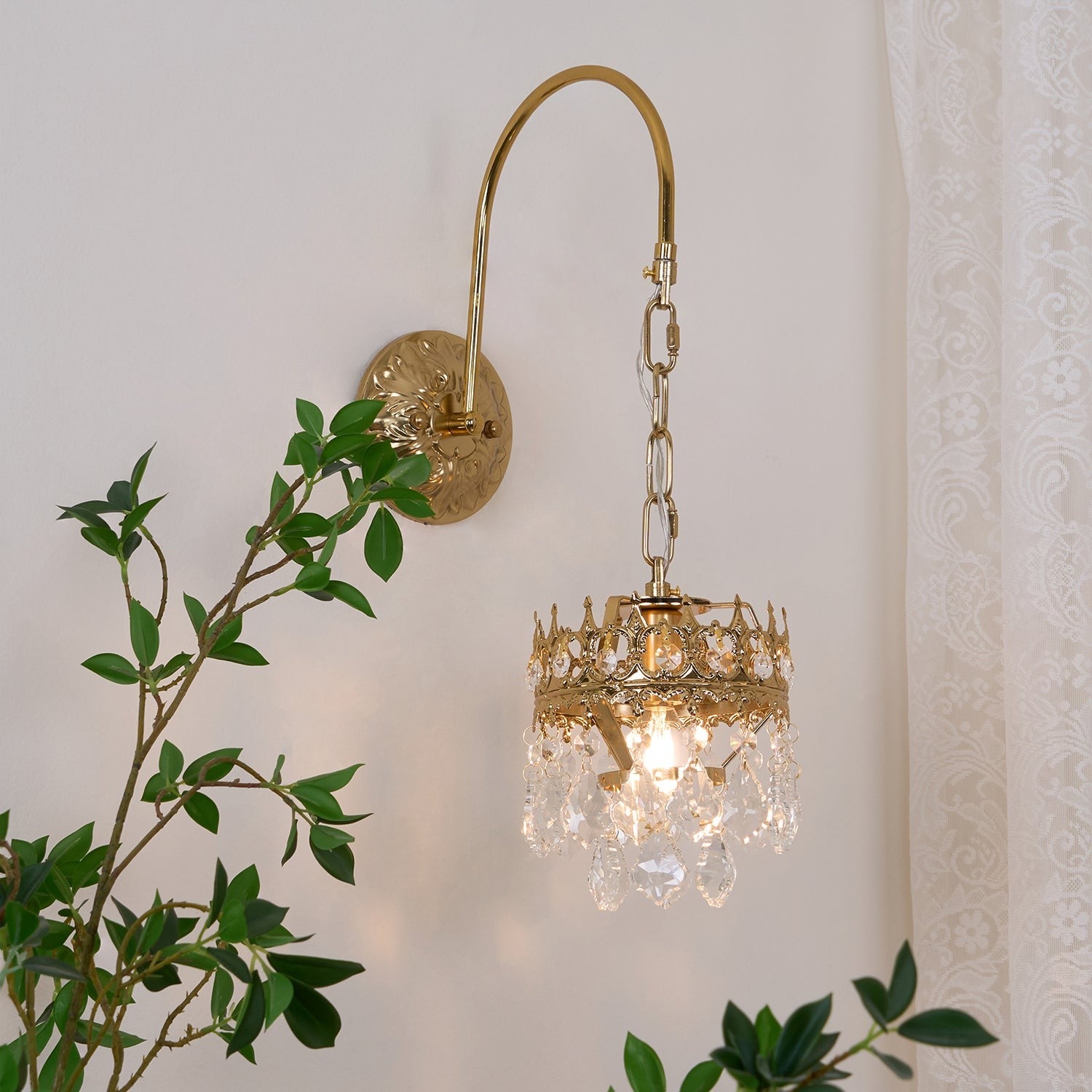 Celestria Crystal Sconce