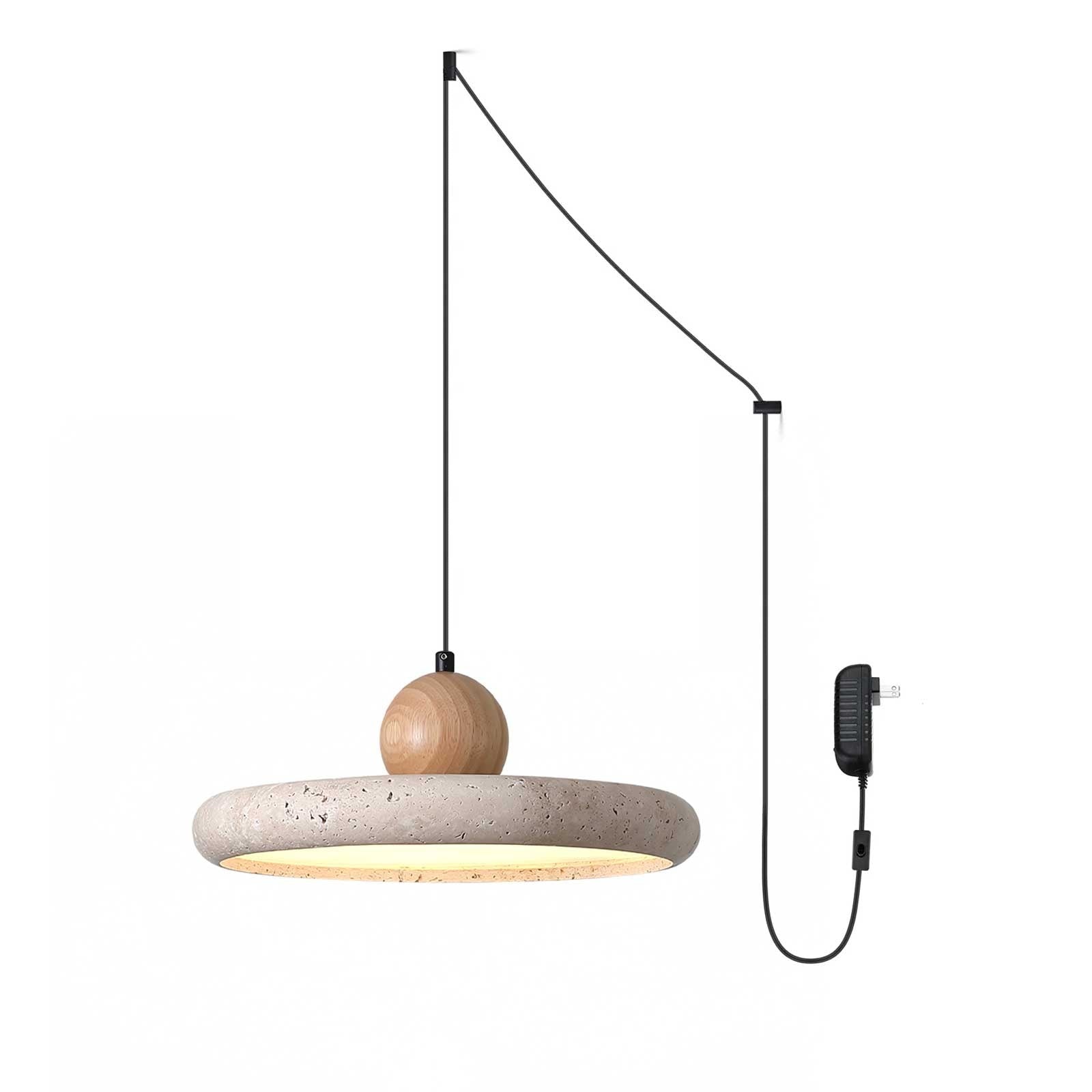 Elaria Travertine Pendant