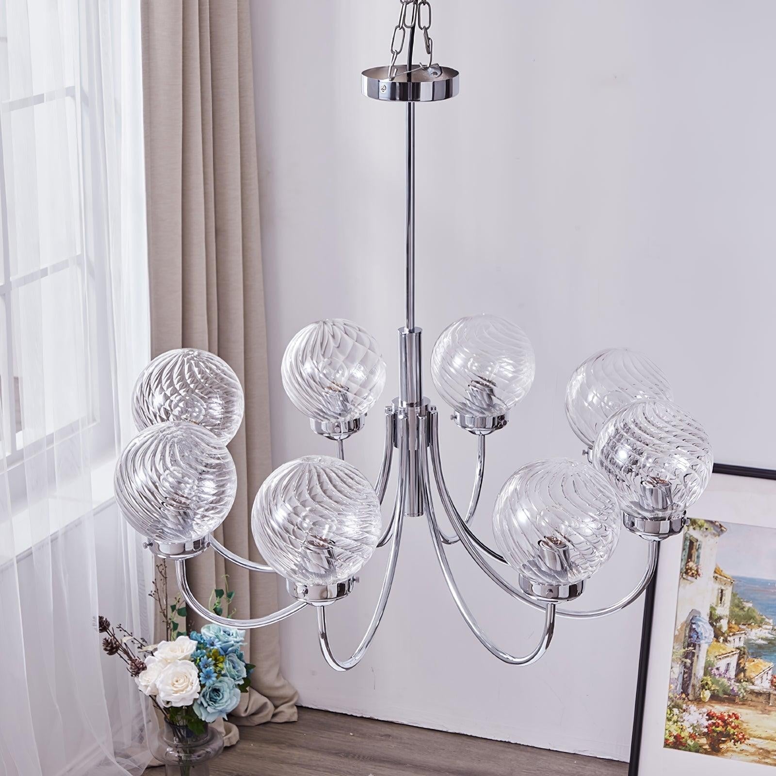 Halden Chrome Chandelier