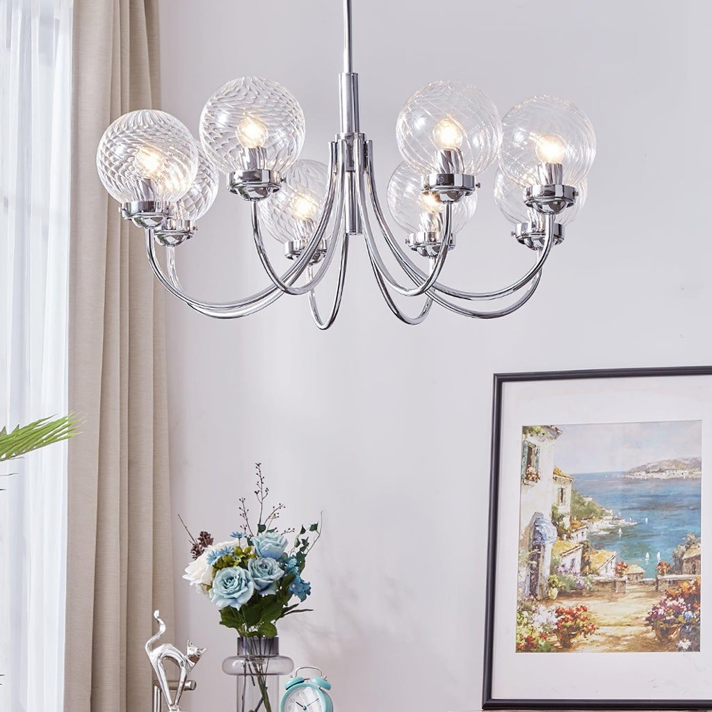 Halden Chrome Chandelier