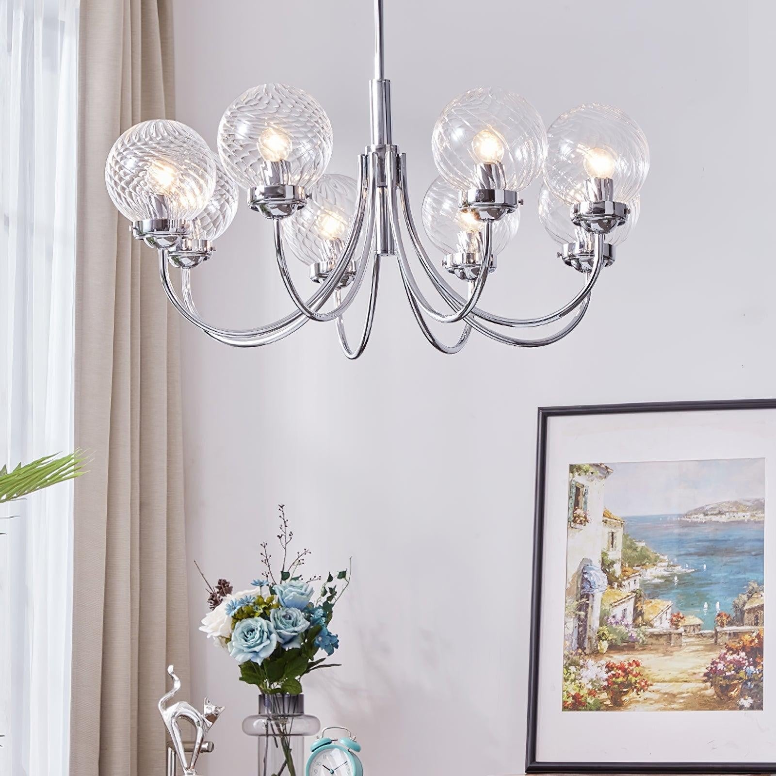 Halden Chrome Chandelier