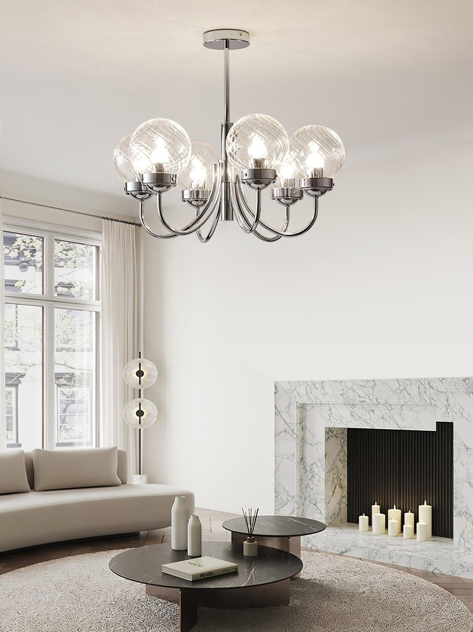 Halden Chrome Chandelier
