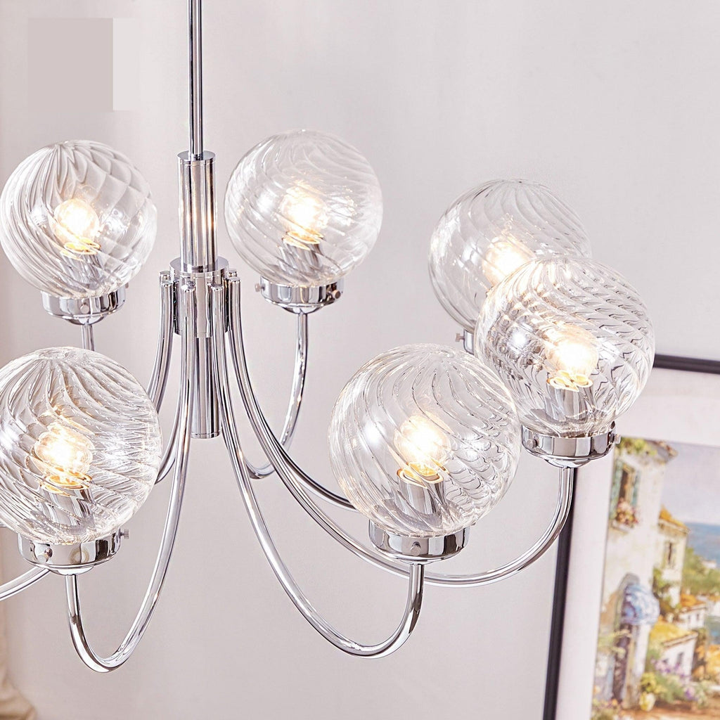 Halden Chrome Chandelier