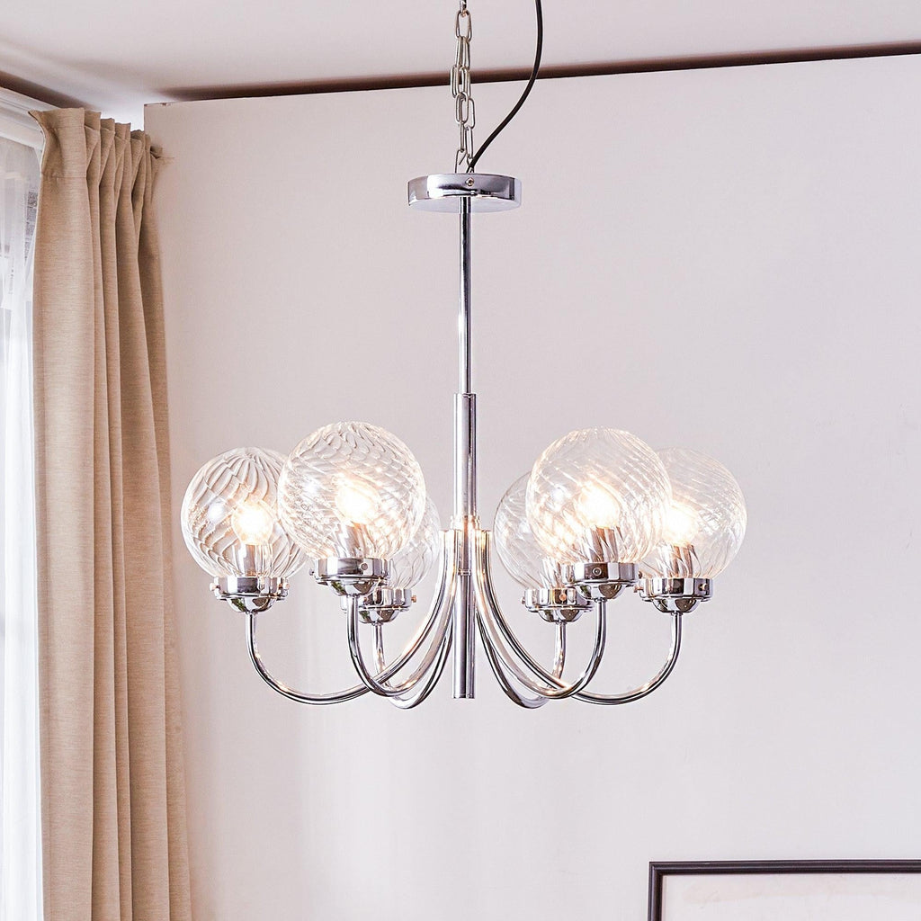 Halden Chrome Chandelier