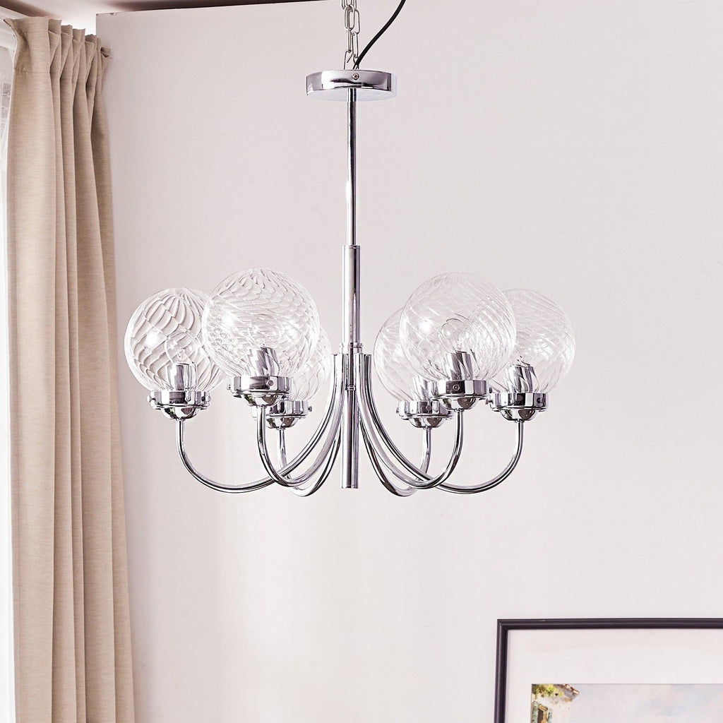 Halden Chrome Chandelier