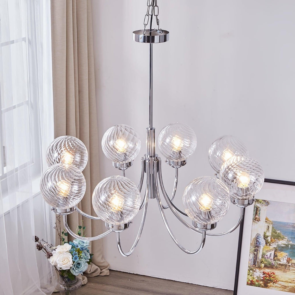 Halden Chrome Chandelier