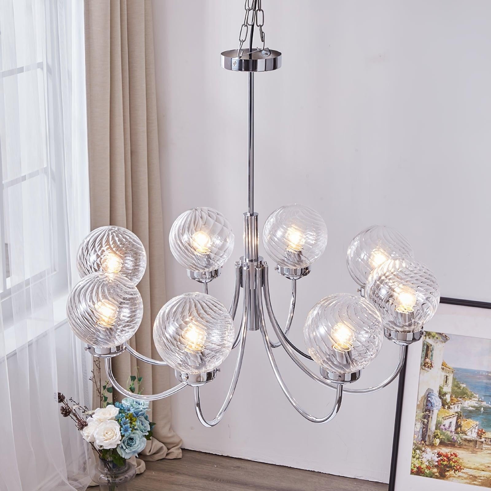 Halden Chrome Chandelier