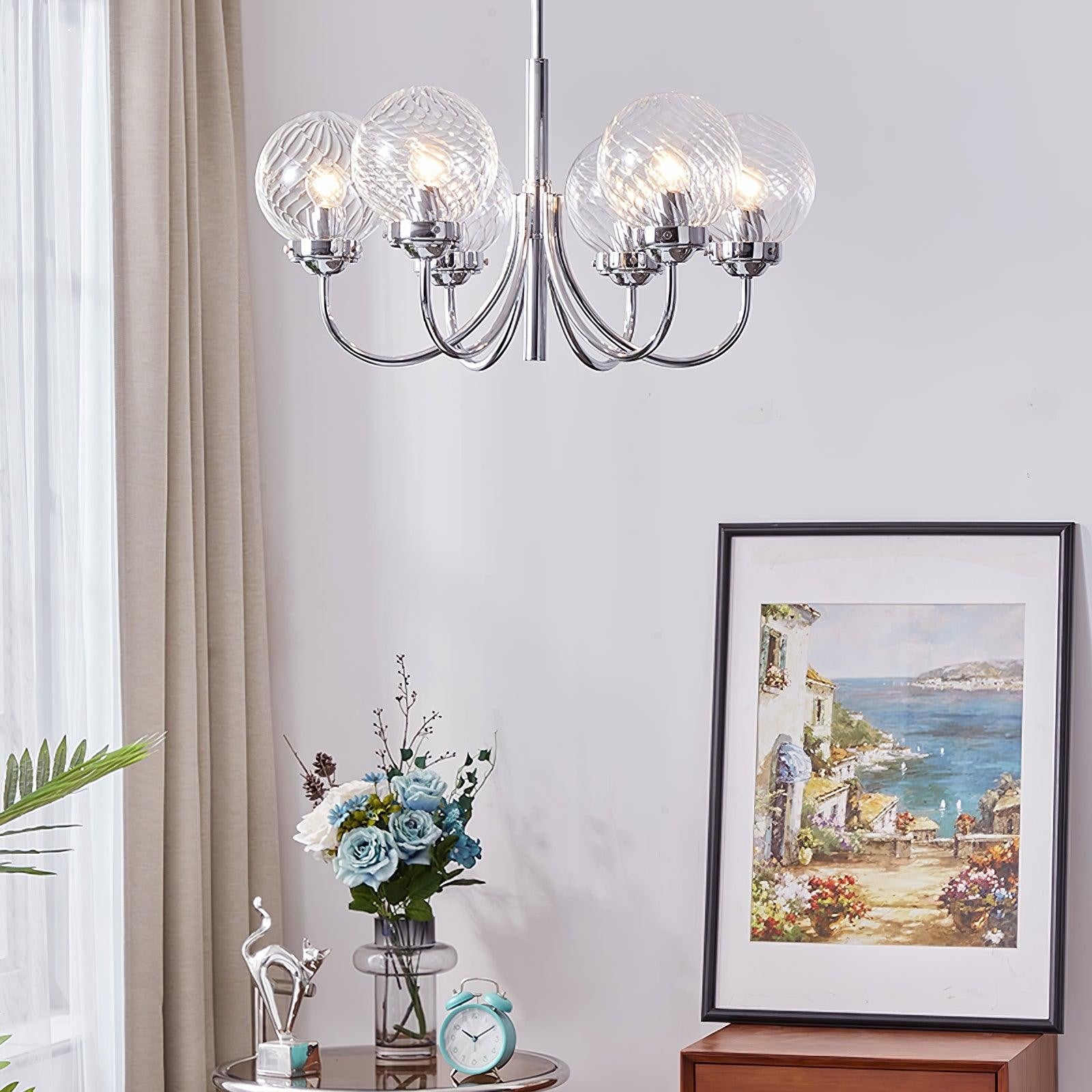 Halden Chrome Chandelier