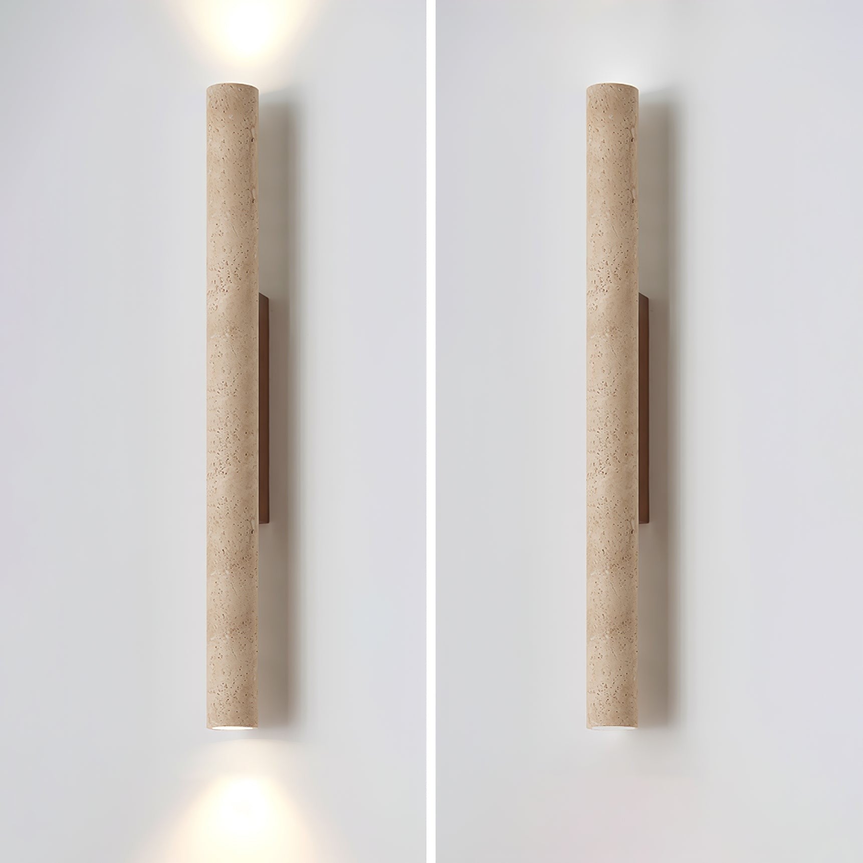 Solara Travertine Wall Lamp