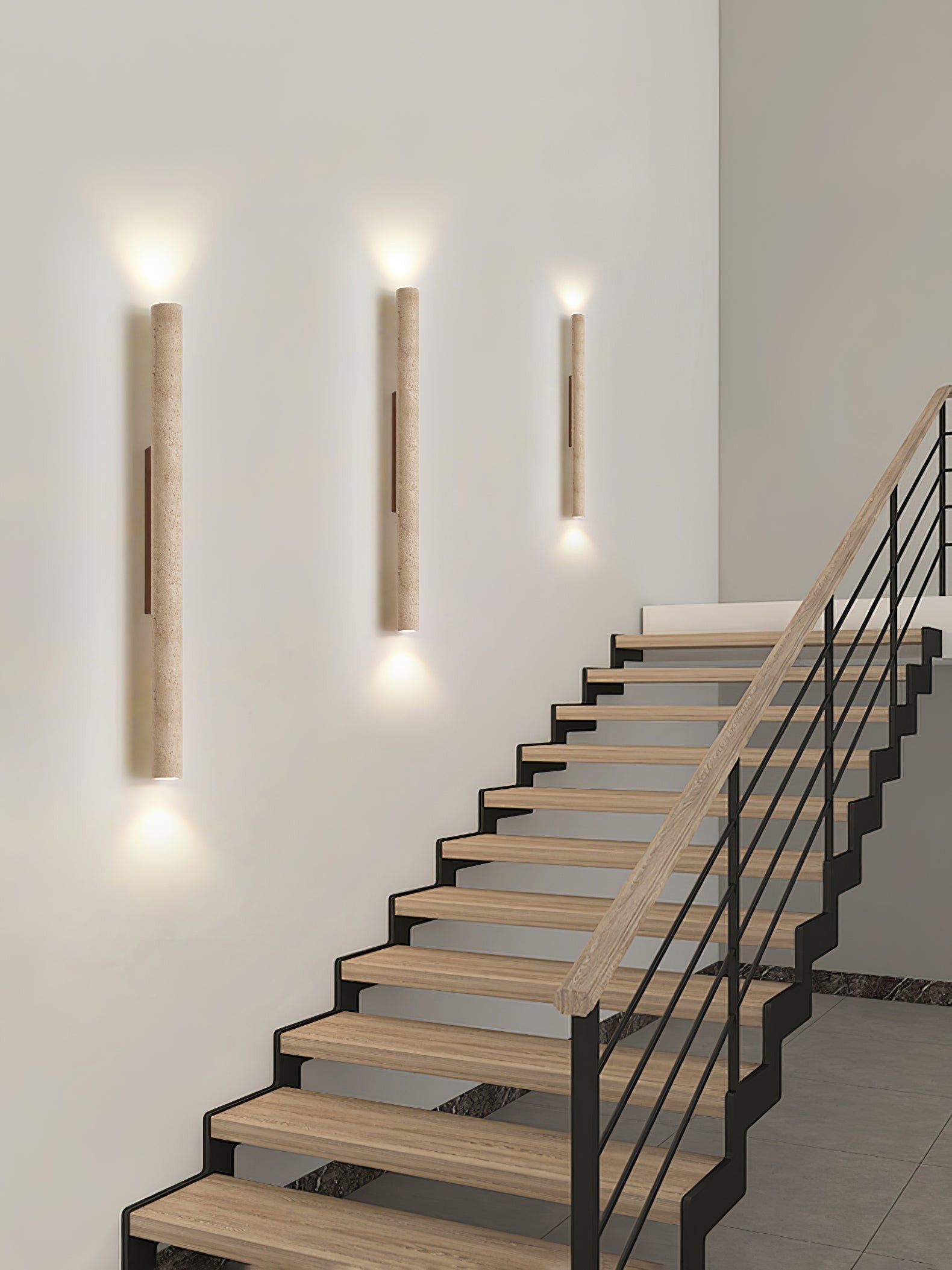 Solara Travertine Wall Lamp