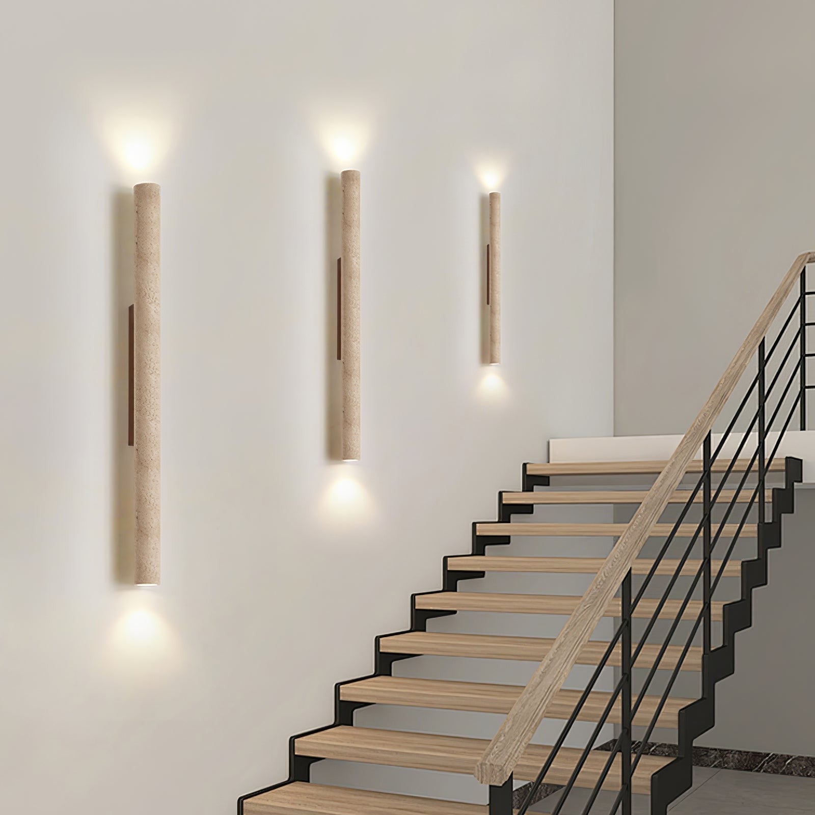 Solara Travertine Wall Lamp