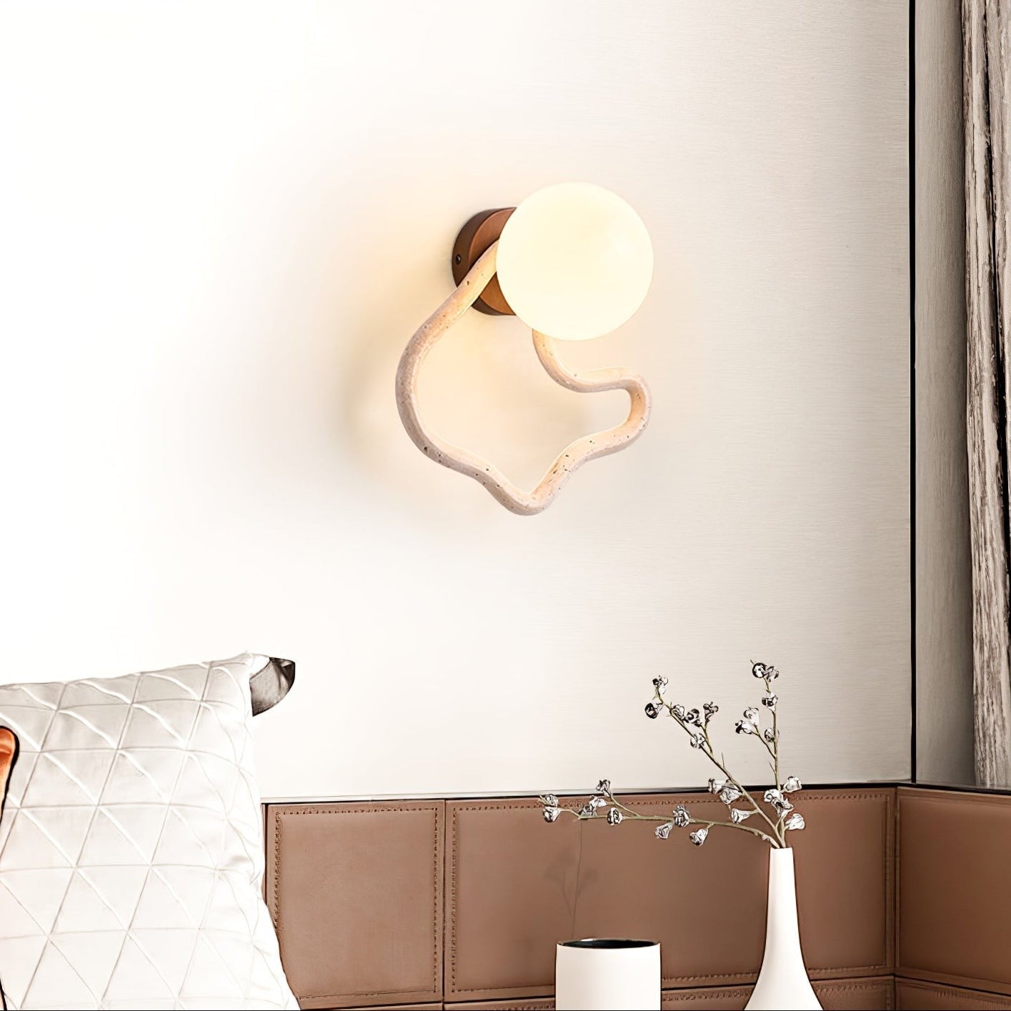 Vierra Travertine Sconce
