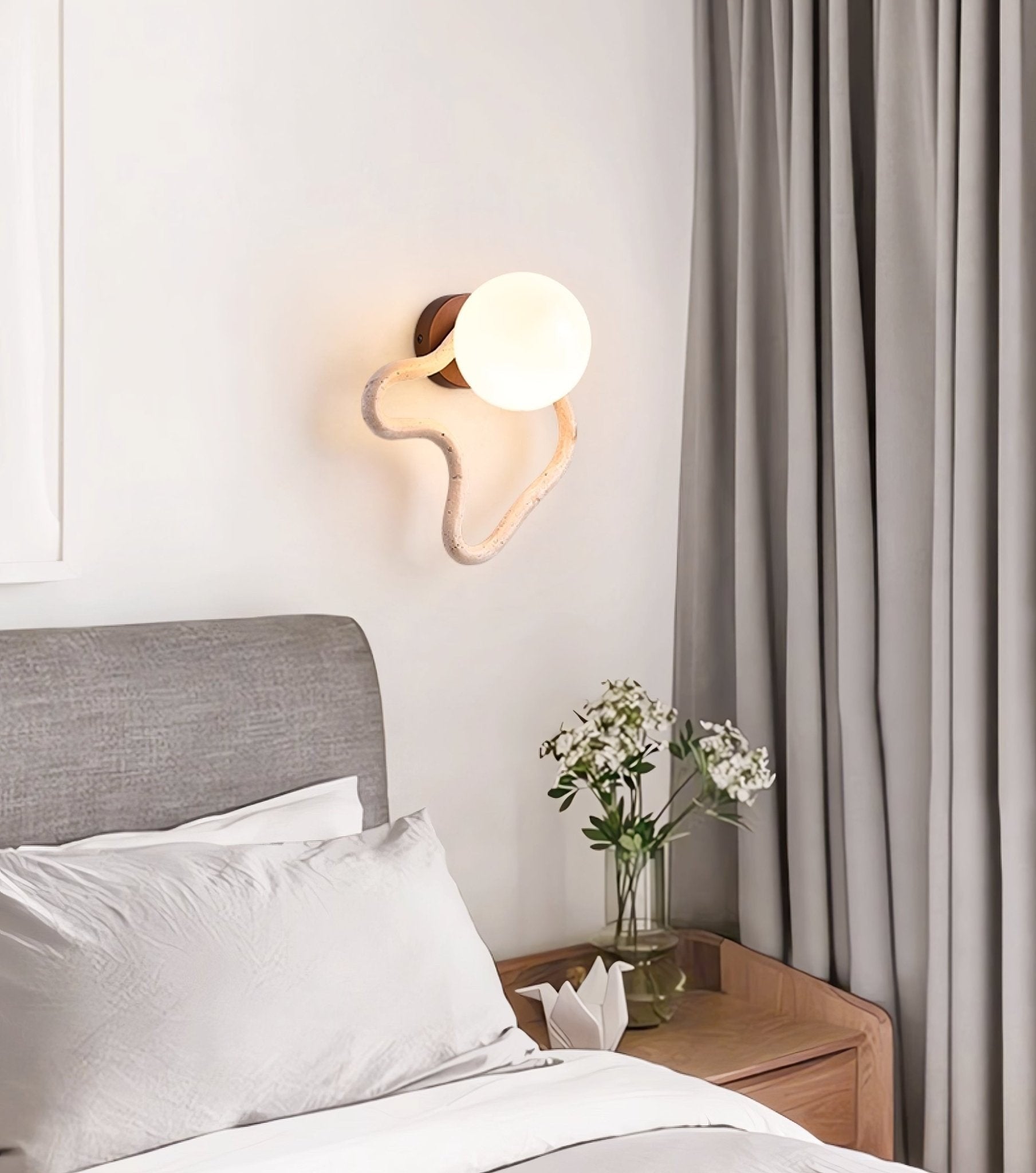 Vierra Travertine Sconce