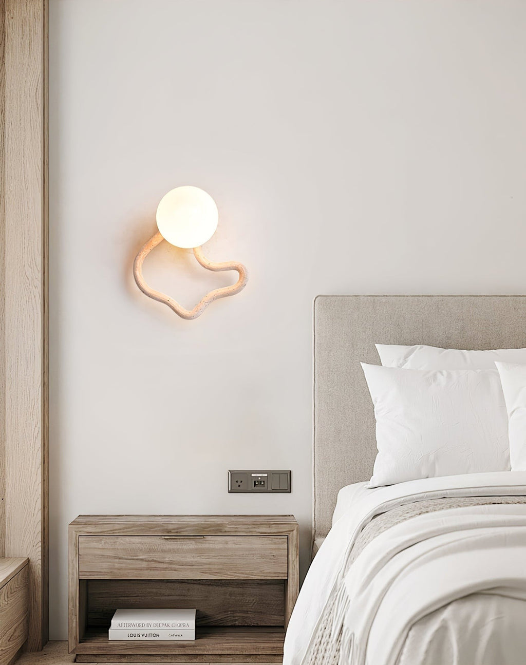 Vierra Travertine Sconce